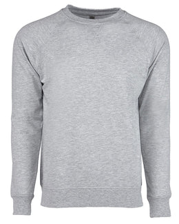 Next Level Unisex French Terry Sweatshirt N9000 | Heather Gray - Front