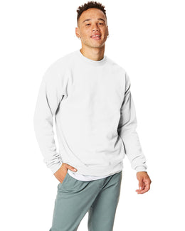 Hanes 50/50 Crewneck Sweatshirt P1607 | White - Front