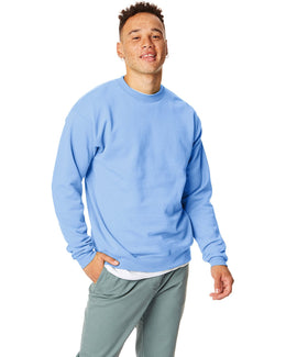 Hanes 50/50 Crewneck Sweatshirt P1607 | Light Blue - Front