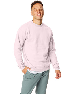 Hanes 50/50 Crewneck Sweatshirt P1607 | Pale Pink - Front