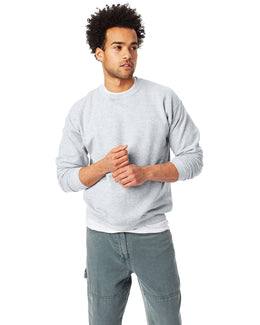 Hanes 50/50 Crewneck Sweatshirt P1607 | Ash - Front