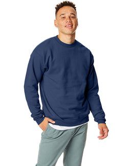 Hanes 50/50 Crewneck Sweatshirt P1607 | Navy - Front