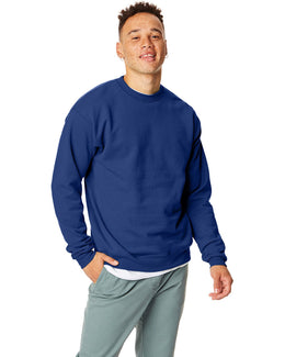 Hanes 50/50 Crewneck Sweatshirt P1607 | Deep Royal - Front
