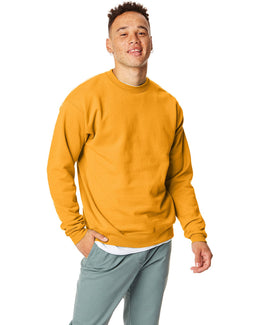 Hanes 50/50 Crewneck Sweatshirt P1607 | Gold - Front