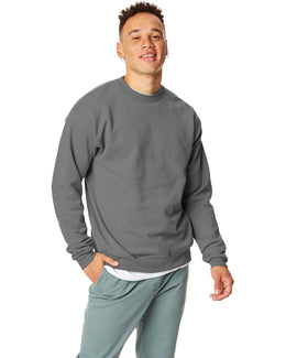 Hanes 50/50 Crewneck Sweatshirt P1607 | Smoke Gray - Front
