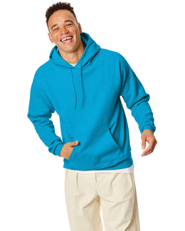 Hanes 50/50 Hoodie Sweatshirt P170 | Teal - Front