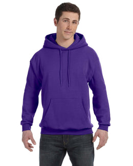 Hanes 50/50 Hoodie Sweatshirt P170 | Purple - Front
