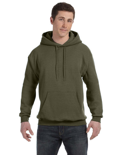 Hanes 50/50 Hoodie Sweatshirt P170 | Fatigue Green - Front