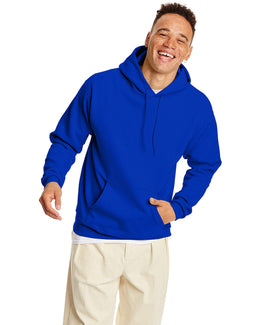 Hanes 50/50 Hoodie Sweatshirt P170 | Athletic Royal - Front