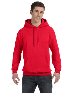 Hanes 50/50 Hoodie Sweatshirt P170 | Athletic Red - Front