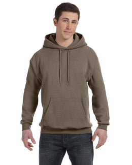 Hanes 50/50 Hoodie Sweatshirt P170 | Army Brown - Front