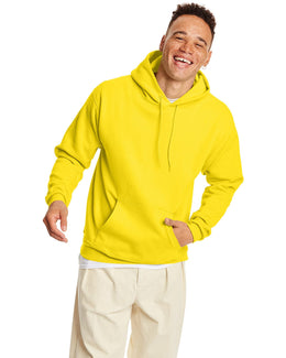 Hanes 50/50 Hoodie Sweatshirt P170 | Athletic Yellow - Front