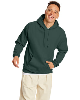 Hanes 50/50 Hoodie Sweatshirt P170 | Athletic Dk Gren - Front