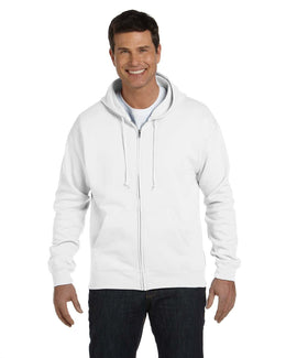 Hanes ComfortBlend 50/50 Full-Zip Hoodie P180 | White - Front