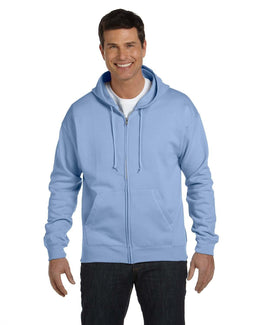 Hanes ComfortBlend 50/50 Full-Zip Hoodie P180 | Light Blue - Front