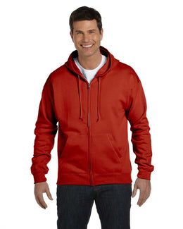 Hanes ComfortBlend 50/50 Full-Zip Hoodie P180 | Deep Red - Front