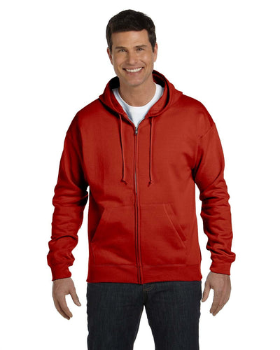 Hanes ComfortBlend 50/50 Full-Zip Hoodie P180 | Deep Red - Front
