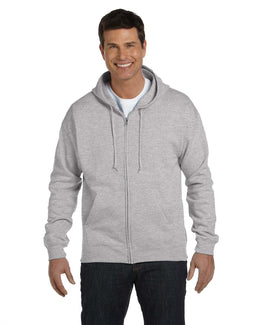 Hanes ComfortBlend 50/50 Full-Zip Hoodie P180 | Light Steel - Front