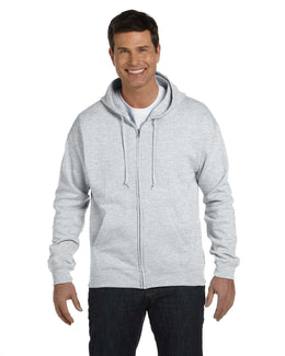 Hanes ComfortBlend 50/50 Full-Zip Hoodie P180 | Ash - Front
