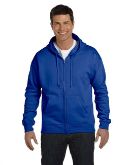Hanes ComfortBlend 50/50 Full-Zip Hoodie P180 | Deep Royal - Front