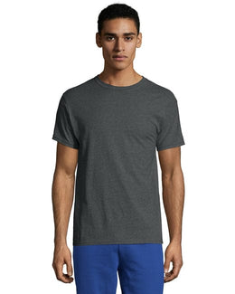 Hanes Unisex X-Temp Performance T-Shirt P4200 | Charcoal Heather - Front