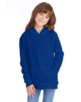 Hanes Youth Hooded Sweatshirt P473 | Deep Royal - Front