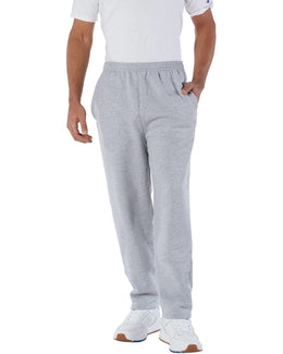 Champion Double Dry Eco Open-Bottom Pants P800 | Light Steel - Front