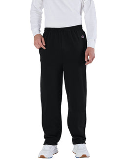 Champion Double Dry Eco Open-Bottom Pants P800 | Black - Front