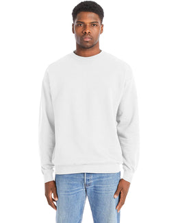 Hanes Perfect Sweats Crewneck Sweatshirt RS160 | White - Front