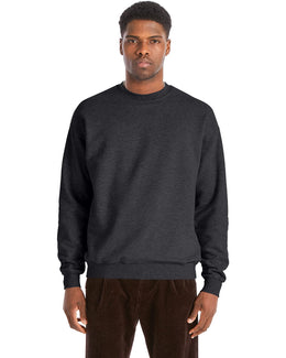 Hanes Perfect Sweats Crewneck Sweatshirt RS160 | Charcoal Heather - Front