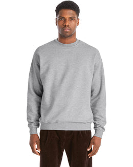 Hanes Perfect Sweats Crewneck Sweatshirt RS160 | Light Steel - Front