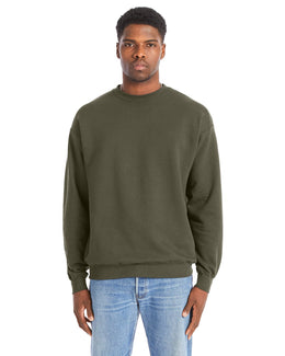 Hanes Perfect Sweats Crewneck Sweatshirt RS160 | Fatigue Green - Front