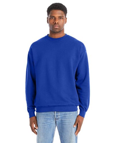 Hanes Perfect Sweats Crewneck Sweatshirt RS160 | Deep Royal - Front