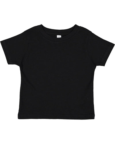 Rabbit Skins Toddler T-Shirt RS3301 | Black - Front