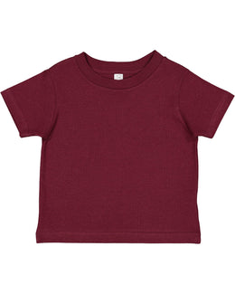 Rabbit Skins Toddler T-Shirt RS3301 | Maroon - Front