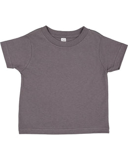 Rabbit Skins Toddler T-Shirt RS3301 | Charcoal - Front