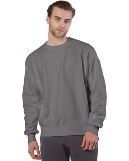 Champion Reverse Weave Crewneck Sweatshirt S1049 | Stone Gray - Front