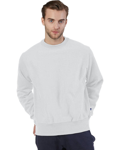 Champion Reverse Weave Crewneck Sweatshirt S1049 | Silver Gray - Front