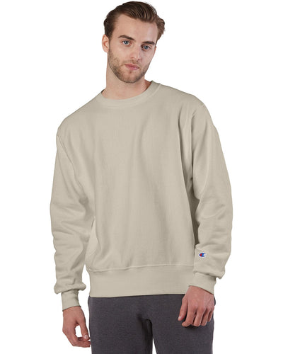 Champion Reverse Weave Crewneck Sweatshirt S1049 | Sand - Front