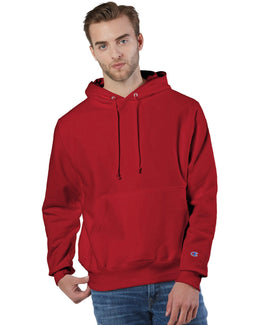 Champion Reverse Weave Hooded Sweatshirt S1051 | Scarlet - Front