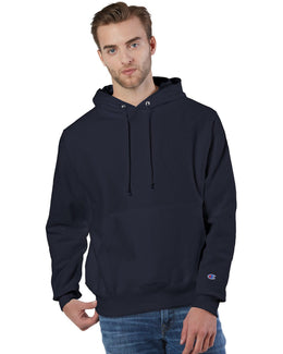 Champion Reverse Weave Hooded Sweatshirt S1051 | Navy - Front
