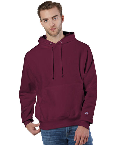 Champion Reverse Weave Hooded Sweatshirt S1051 | Cardinal - Front