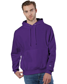 Champion Reverse Weave Hooded Sweatshirt S1051 | Purple - Front