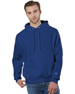 Champion Reverse Weave Hooded Sweatshirt S1051 | Athletic Royal - Front