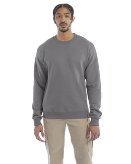 Champion EcoSmart Crewneck Sweatshirt S600 | Stone Gray - Front