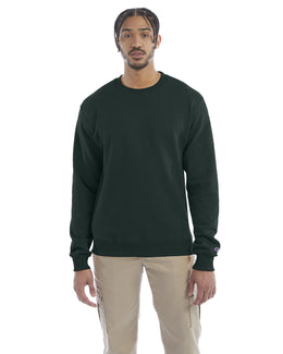 Champion EcoSmart Crewneck Sweatshirt S600 | Dark Green - Front