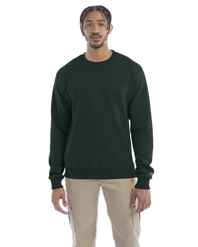 Champion EcoSmart Crewneck Sweatshirt S600 | Dark Green - Front
