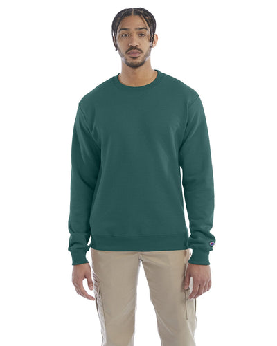 Champion EcoSmart Crewneck Sweatshirt S600 | Emerald Green - Front