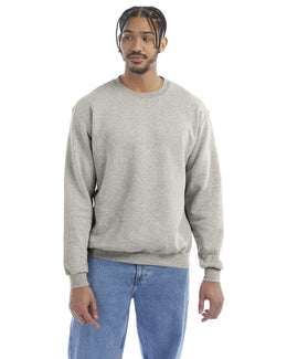Champion EcoSmart Crewneck Sweatshirt S600 | Oatmeal Heather - Front