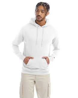 Champion EcoSmart Hooded Sweatshirt S700 | White - Front